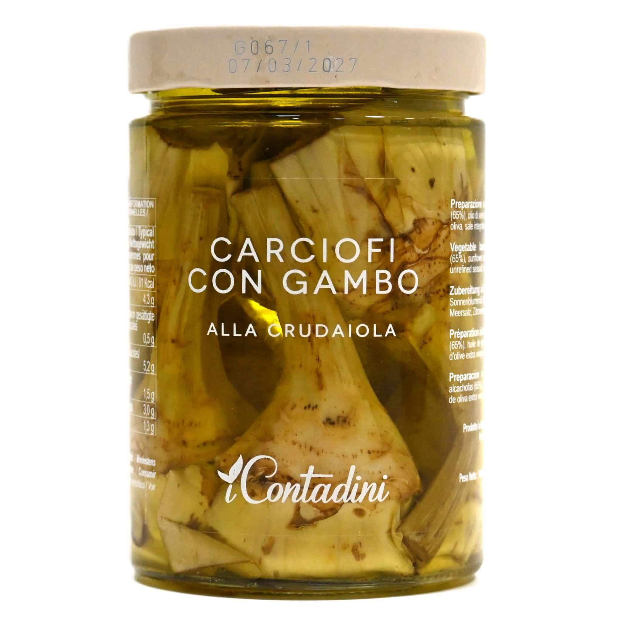 iContadini – Artiskokker med stilk alla Crudaiola