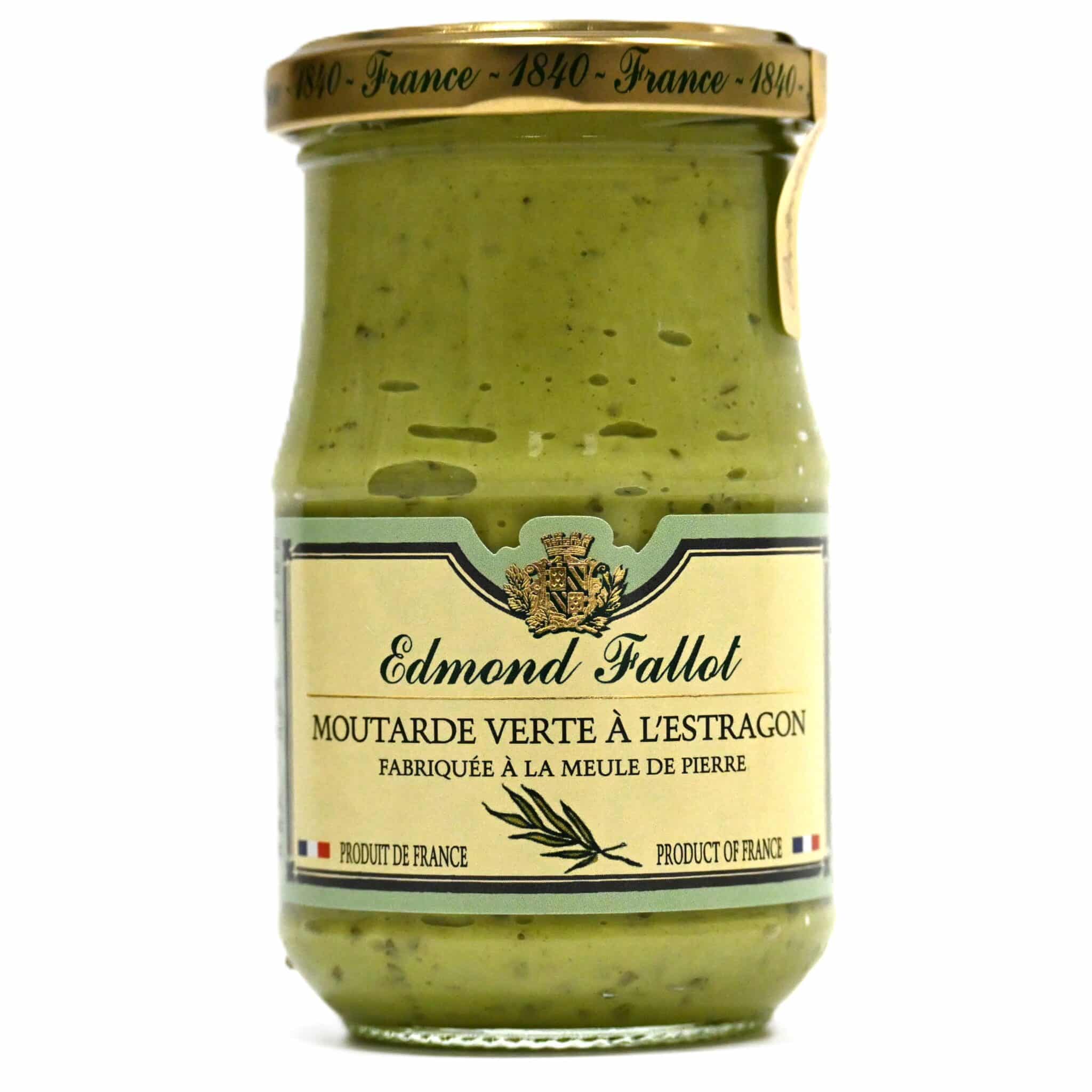 Edmond Fallot – Grøn Estragonsennep Moutarde Verte à l’Estragon