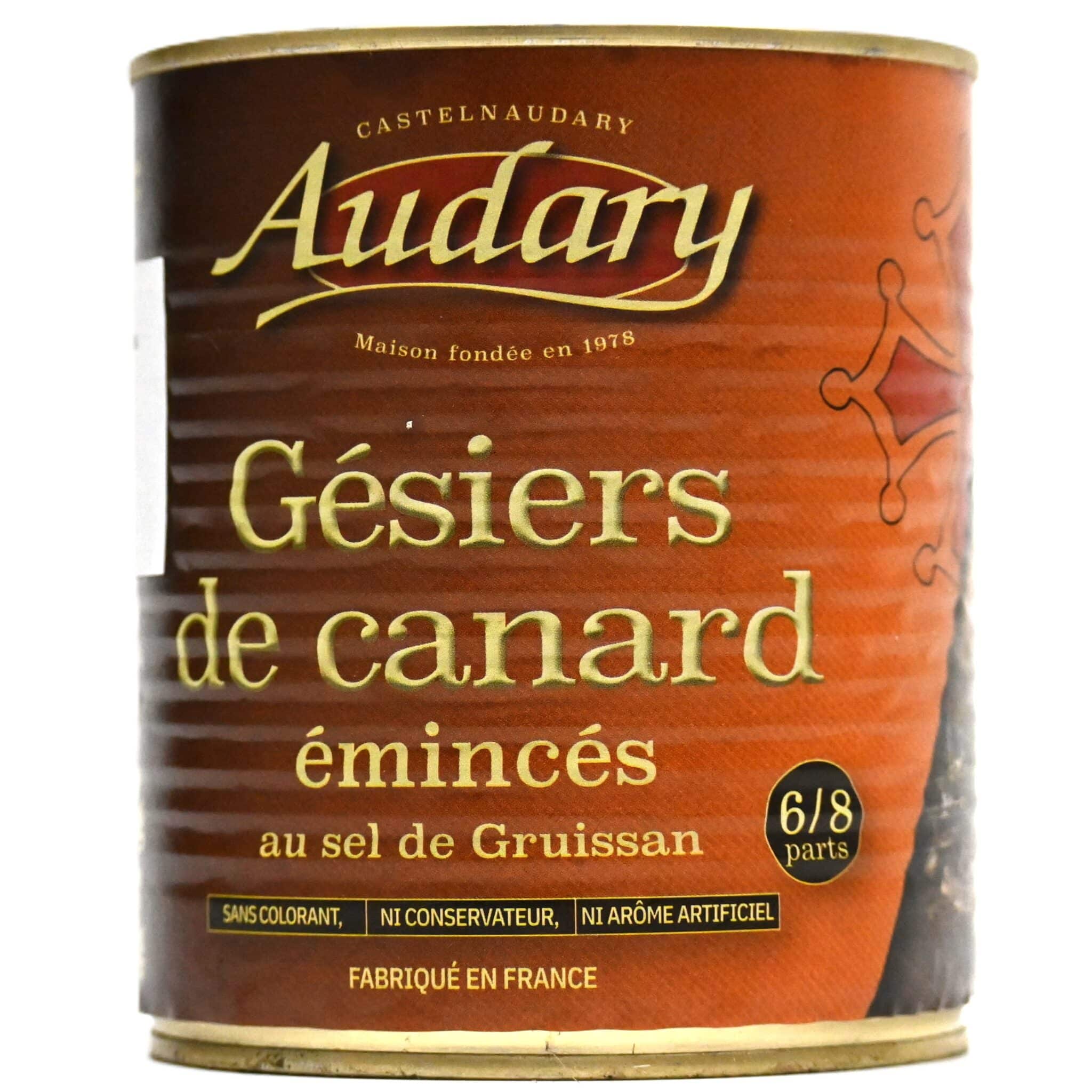 Confiterede andekråser i skiver, Gesiers – 765g