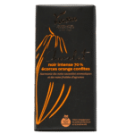 Voisin – Noir Intense 70% med kandiserede appelsinskal 100g